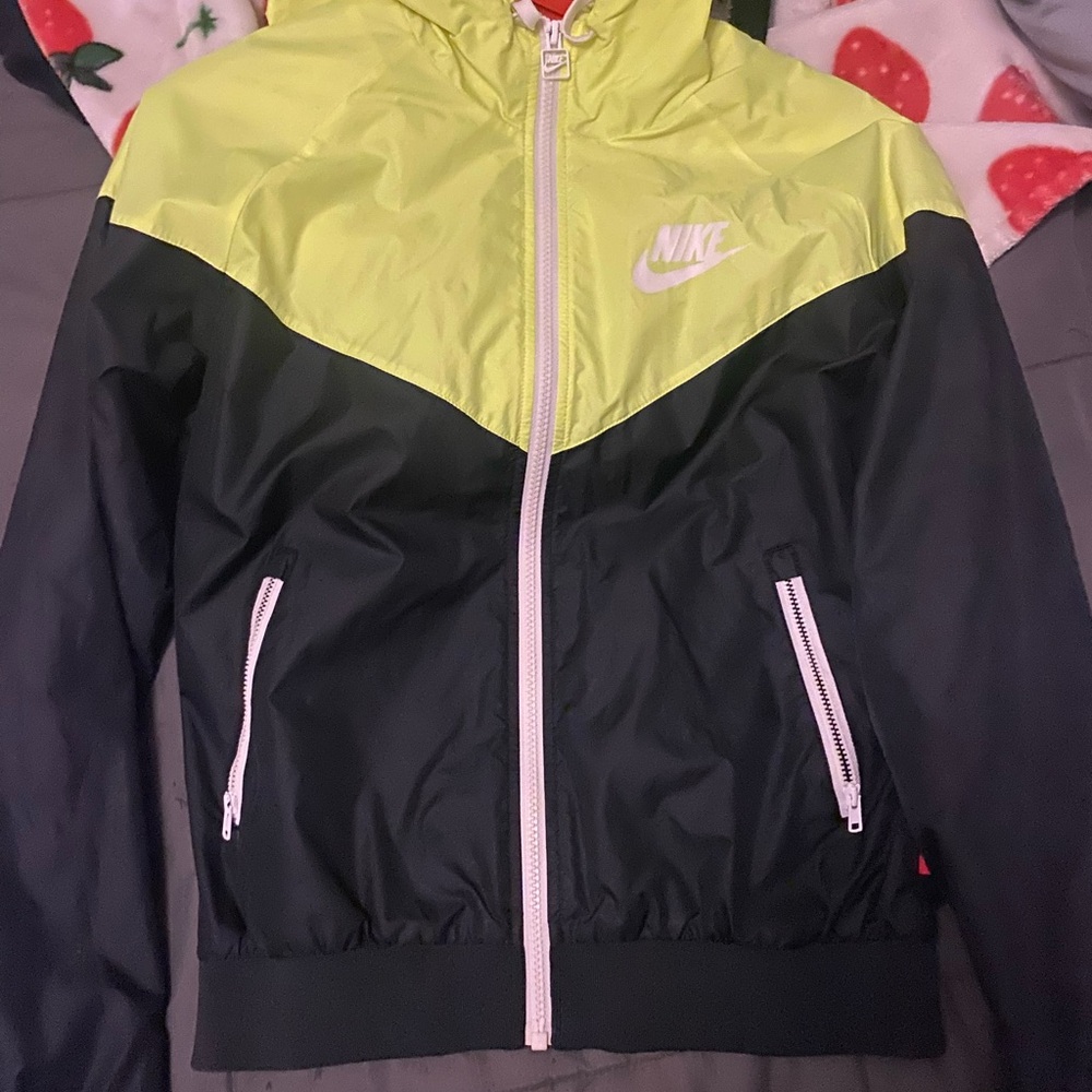 Nike Kids Raincoat - Black and Yellow